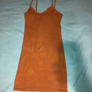 Mustard yellow midi dress